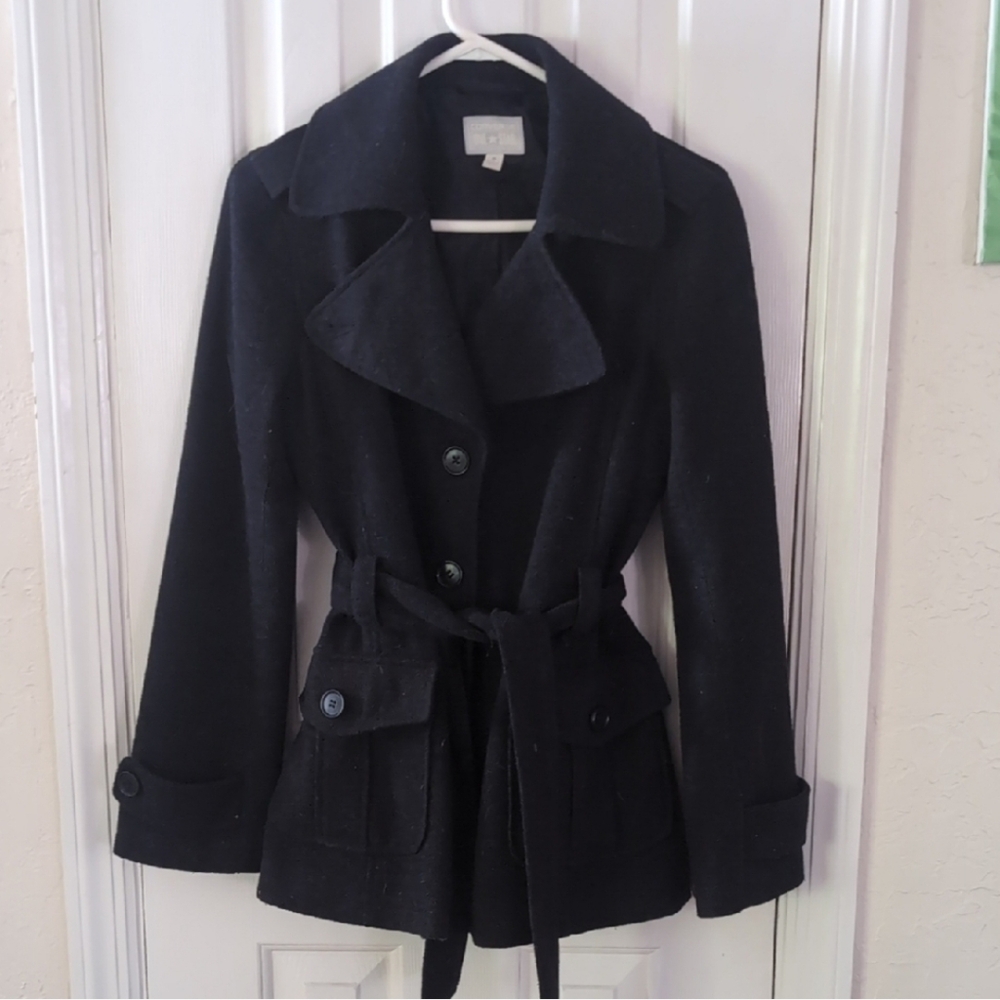 Converse Women's Black Trench Coat View 5